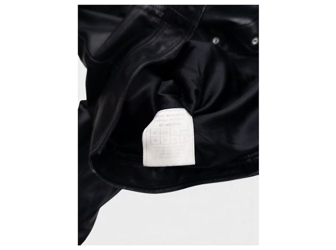 Autre Marque Dior by Galliano SS04 Bondage Punk Lederjacke Schwarz - Ansicht 8