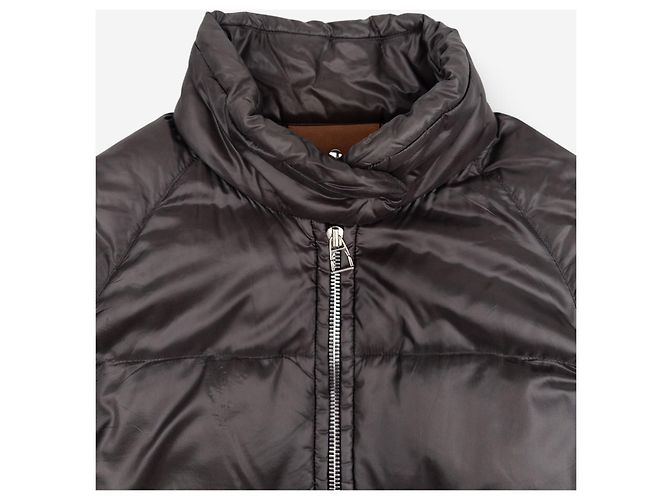 Hermès Giacca trapuntata Hermes Sellier Grigio - vista 3