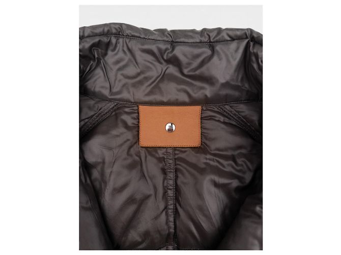 Hermès Giacca trapuntata Hermes Sellier Grigio - vista 7