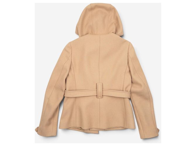 Prada Kurz-Dufflecoat Jacke aus den 2000ern Beige - Ansicht 2
