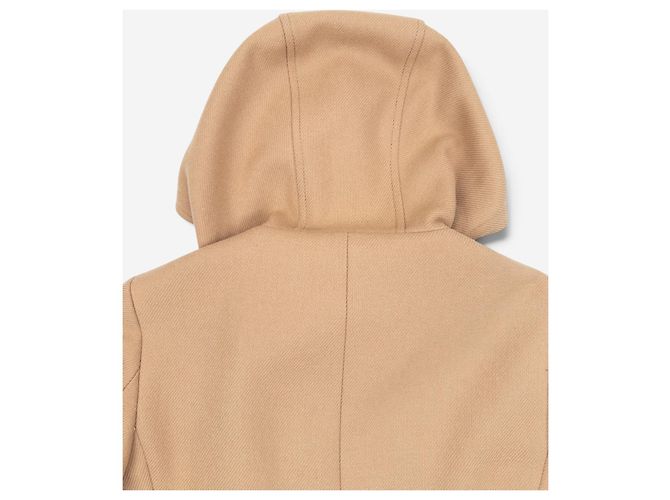 Prada Kurz-Dufflecoat Jacke aus den 2000ern Beige - Ansicht 7