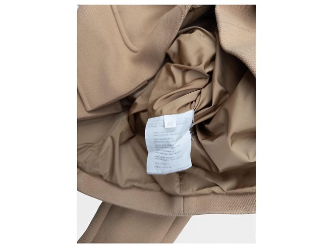 Prada Kurz-Dufflecoat Jacke aus den 2000ern Beige - Ansicht 9