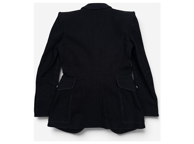 Chaqueta Blazer Militar Napoleón Balmain by Decarnin 2010s Negro - vista 2