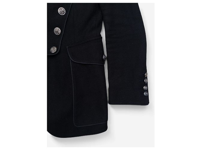 Chaqueta Blazer Militar Napoleón Balmain by Decarnin 2010s Negro - vista 4