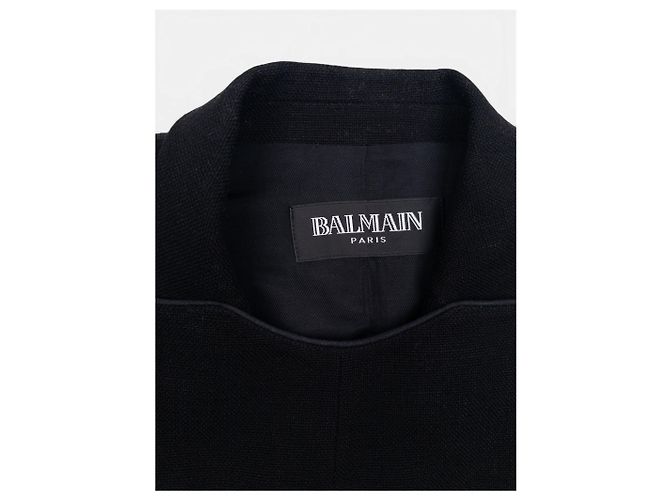 Chaqueta Blazer Militar Napoleón Balmain by Decarnin 2010s Negro - vista 7