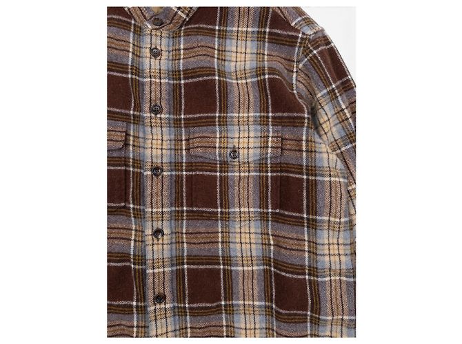 Camicia a bottoni in flanella a quadri Gucci by Alessandro Michelle Marrone - vista 3