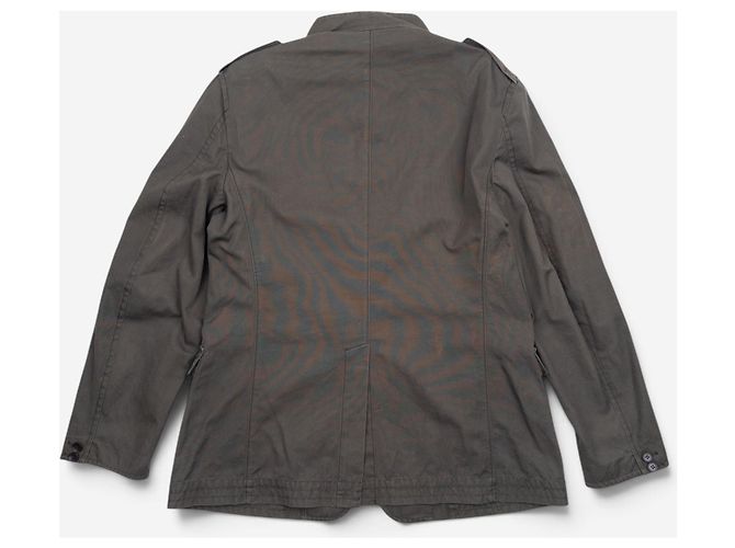 Gucci by Tom Ford 2000s Multi-Pocket Military Field Jacket Green - view 2