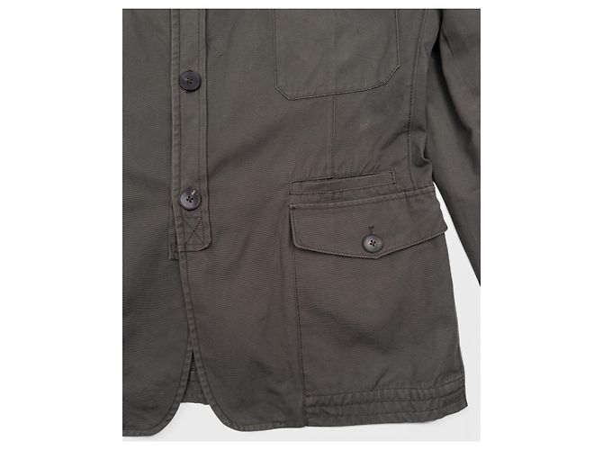 Gucci by Tom Ford 2000s Multi-Pocket Military Field Jacket Green - view 5