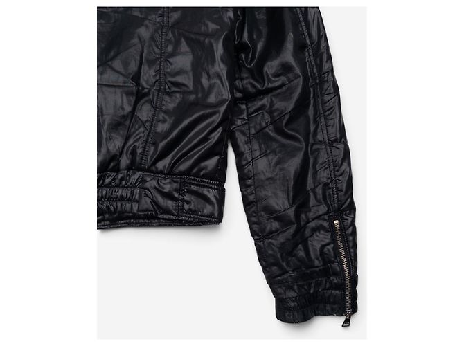 Giacca Puffer Biker Dolce & Gabbana anni 2000 Nero - vista 7
