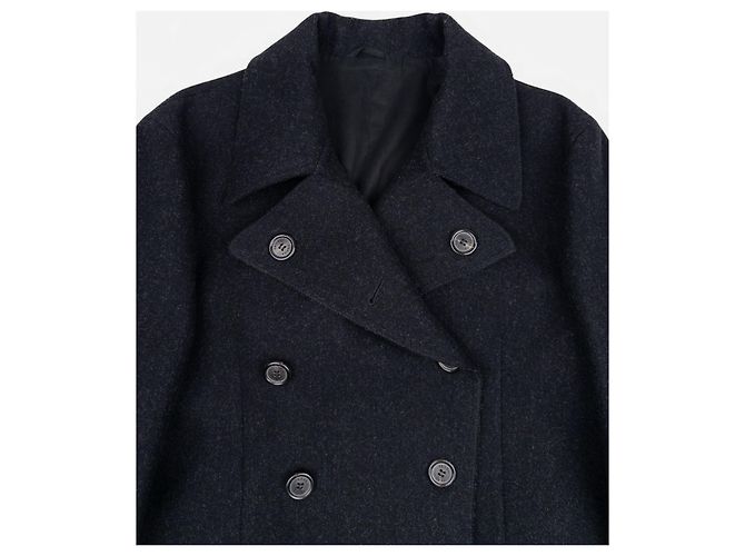 Double Prada zweireihiger Mantel aus den 2000ern Marineblau - Ansicht 3