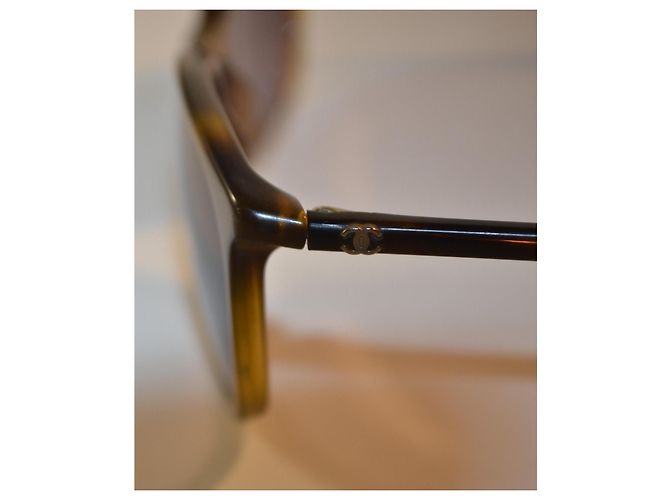 Chanel Modell 3281 Sonnenbrille aus Schildpatt-Acetat Braun - Ansicht 4