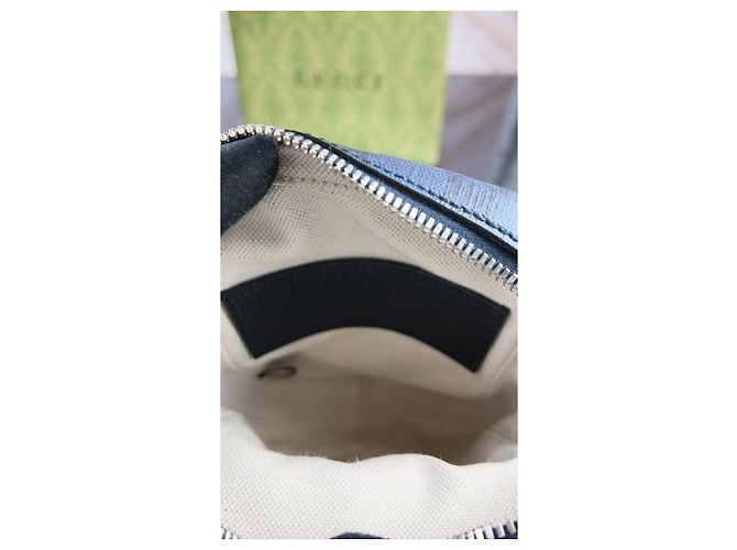 Gucci GG Supreme Schultertasche Dunkelblau Monogramm - Ansicht 16