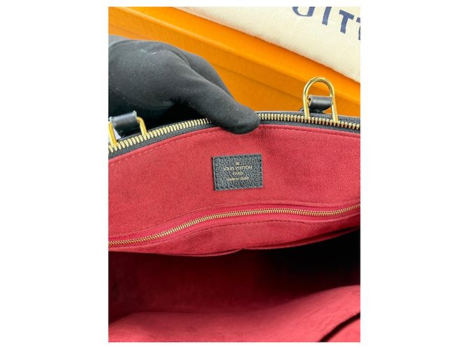 Louis Vuitton Monogram Empreintes Lederhandtasche Schwarz - Ansicht 14