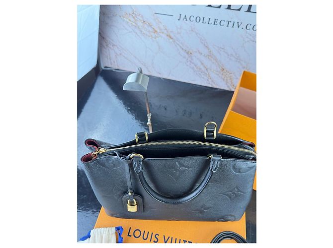 Louis Vuitton Monogram Empreintes Lederhandtasche Schwarz - Ansicht 4
