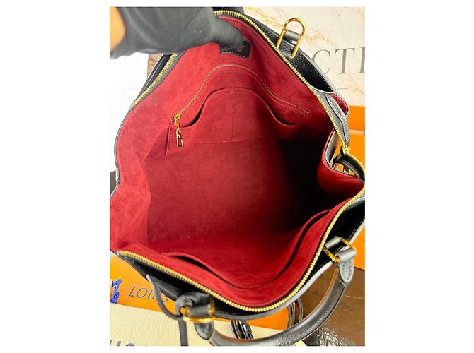 Louis Vuitton Monogram Empreintes Lederhandtasche Schwarz - Ansicht 6