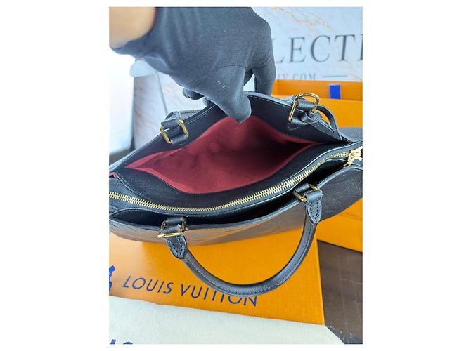 Louis Vuitton Monogram Empreintes Lederhandtasche Schwarz - Ansicht 7