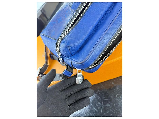Bolso Louis Vuitton Speedy 25 Monogram Eclipse Azul - vista 12