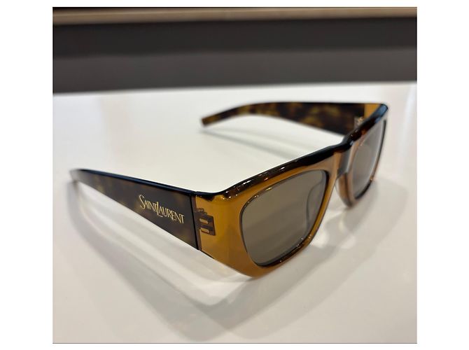 Autre Marque Saint Laurent SL 740 Sonnenbrille Schildpatt Braun - Ansicht 10