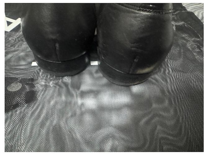 Mocassini Gucci in pelle nera con fibbia Nero - vista 4