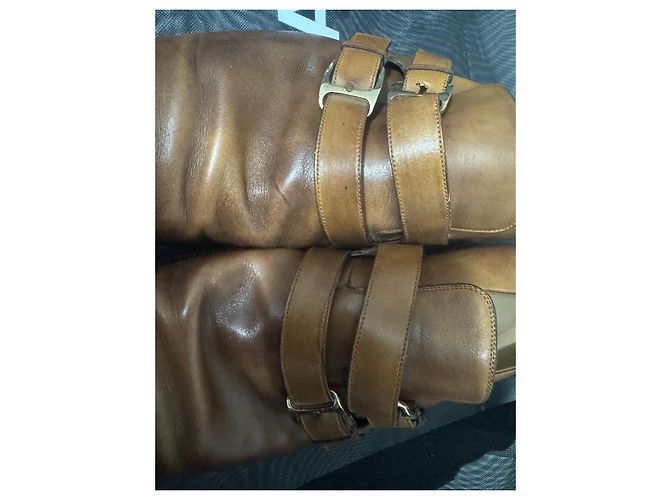 Gucci Mocassini in pelle marrone con doppia fibbia - vista 2