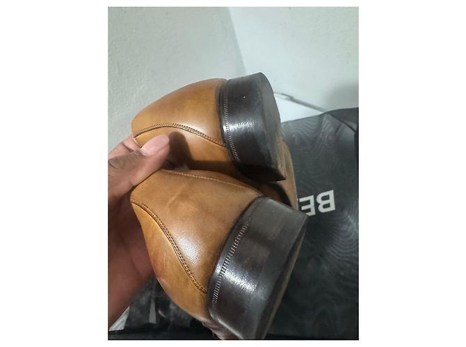 Gucci Mocassini in pelle marrone con doppia fibbia - vista 9