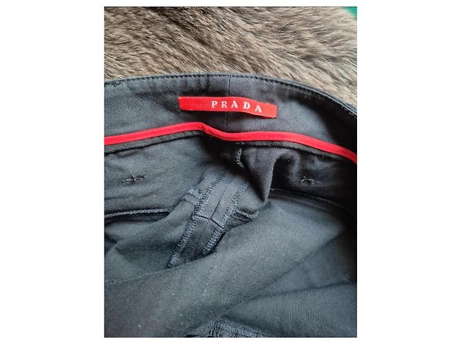 Prada Cropped-Hose Schwarz Gr. 42 - Ansicht 8