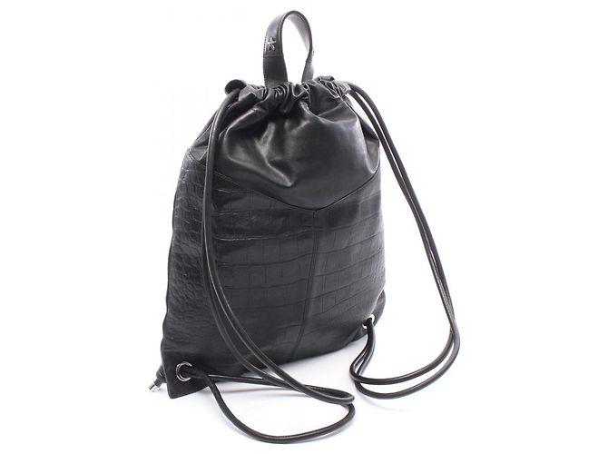 Zaino/Borsa Jimmy Choo Marlon Nero - vista 2
