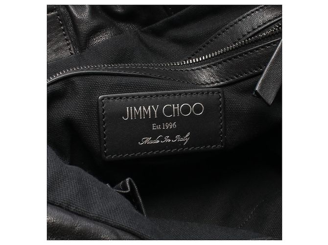 Zaino/Borsa Jimmy Choo Marlon Nero - vista 4
