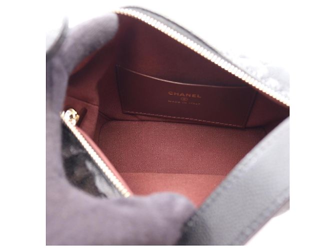 Borsa Hobo Chanel Timeless Classic Matelassé Nero - vista 3