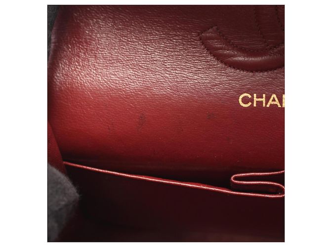 Chanel Matelassé Double Flap Schultertasche Schwarz - Ansicht 6