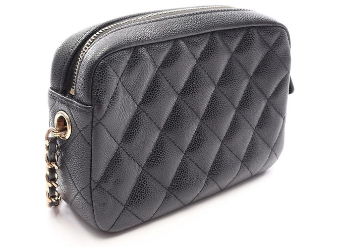 Borsa a tracolla Chanel Matelassé Classic Nero - vista 2