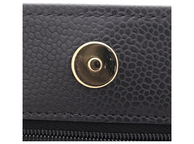 Bolsa Chanel Matelassé em couro de bezerro granulado Preto - vista 6