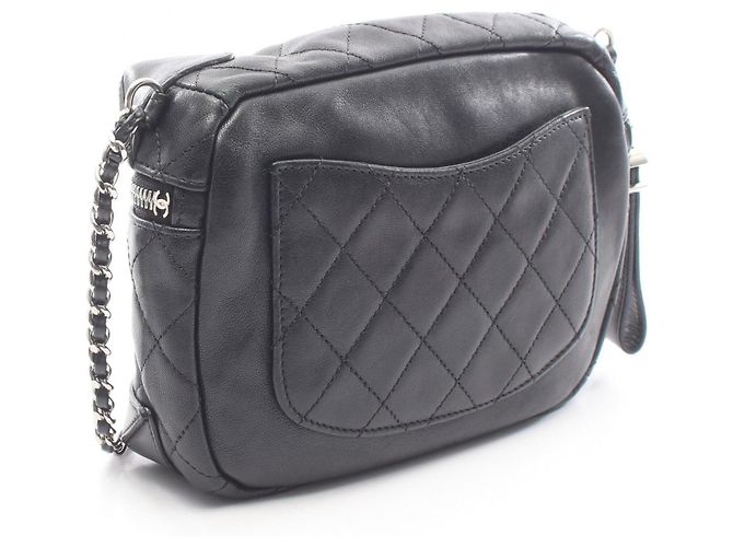 Borsa a spalla Chanel Matelassé Nera Nero - vista 2
