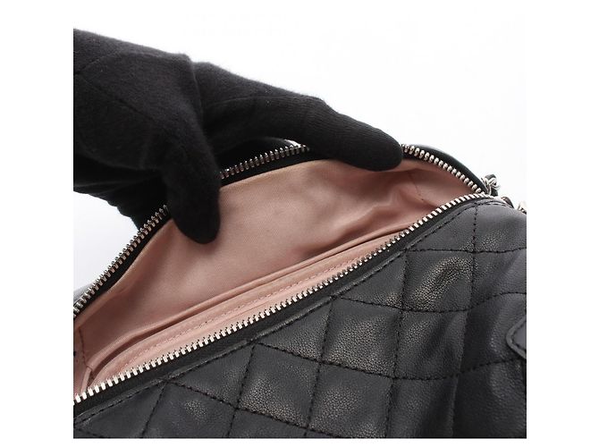 Borsa a spalla Chanel Matelassé Nera Nero - vista 7