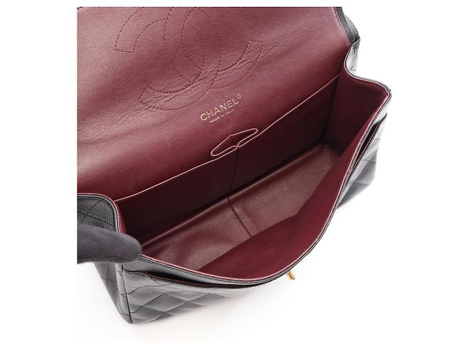 Borsa a tracolla Chanel Classic Double Flap Nero - vista 3