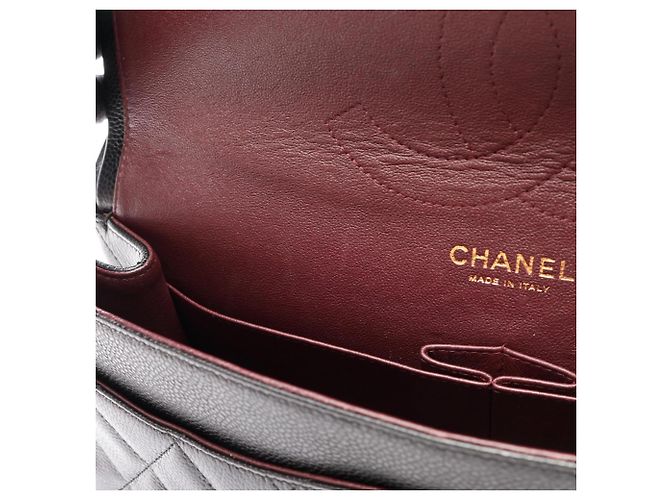 Borsa a tracolla Chanel Classic Double Flap Nero - vista 7