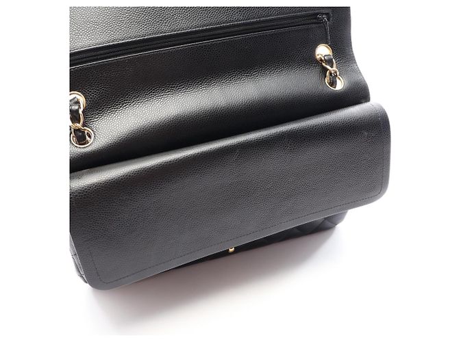 Borsa a tracolla Chanel Classic Double Flap Nero - vista 9