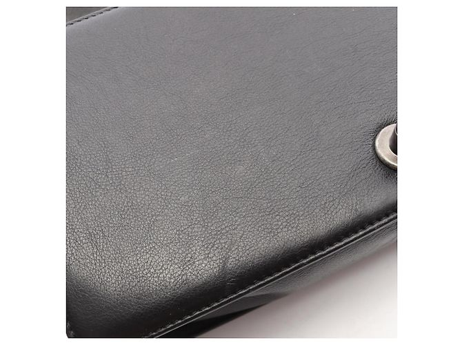 Borsa a tracolla Chanel Boy in pelle d'agnello nera Nero - vista 7