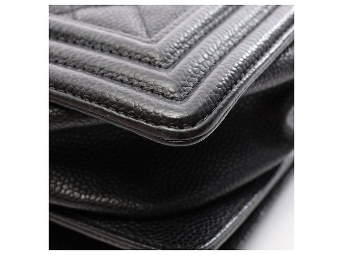 Chanel Boy Large Matelassé Schultertasche Schwarz - Ansicht 11
