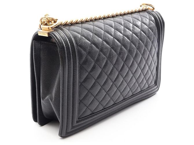Chanel Boy Large Matelassé Schultertasche Schwarz - Ansicht 2