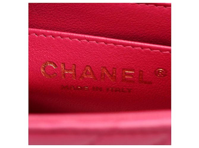 Bolsa de Ombro Chanel Mini Matelassé Rosa - vista 4