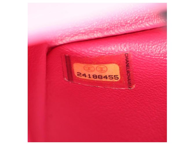 Bolsa de Ombro Chanel Mini Matelassé Rosa - vista 5
