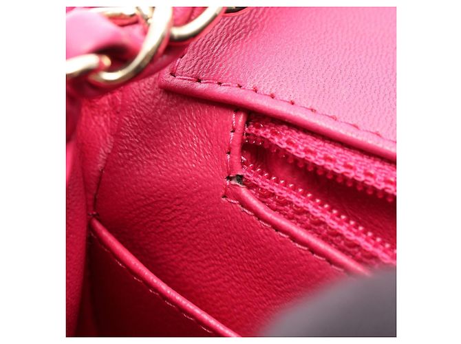Bolsa de Ombro Chanel Mini Matelassé Rosa - vista 6
