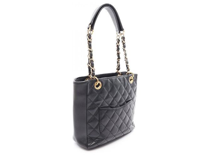 Borsa Tote Chanel Matelassé PST Nero - vista 2