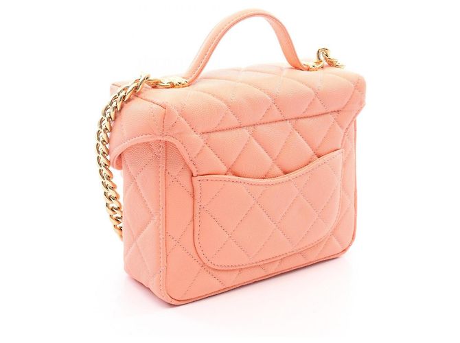 Picca borsa vanity Chanel Matelassé Rosa - vista 2