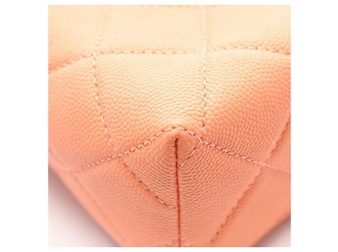 Picca borsa vanity Chanel Matelassé Rosa - vista 9