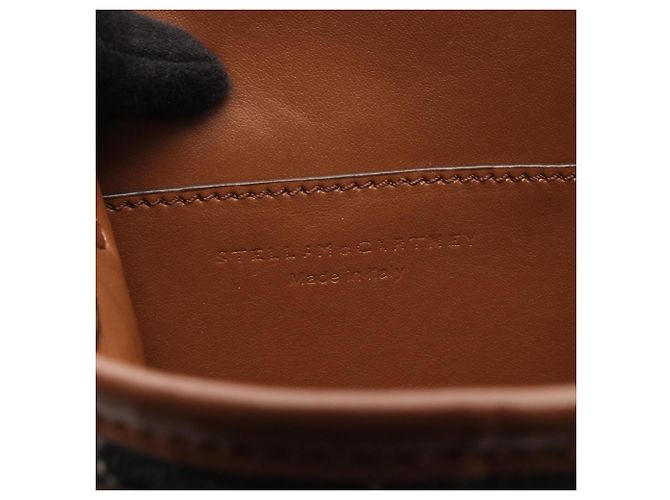 Stella Mc Cartney Borsa a spalla con coulisse Stella McCartney Marrone Blu navy - vista 4