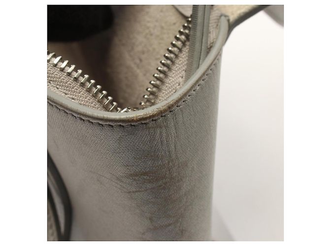 Céline Celine Belt Bag Nano borsa a mano 2Way Argento - vista 9
