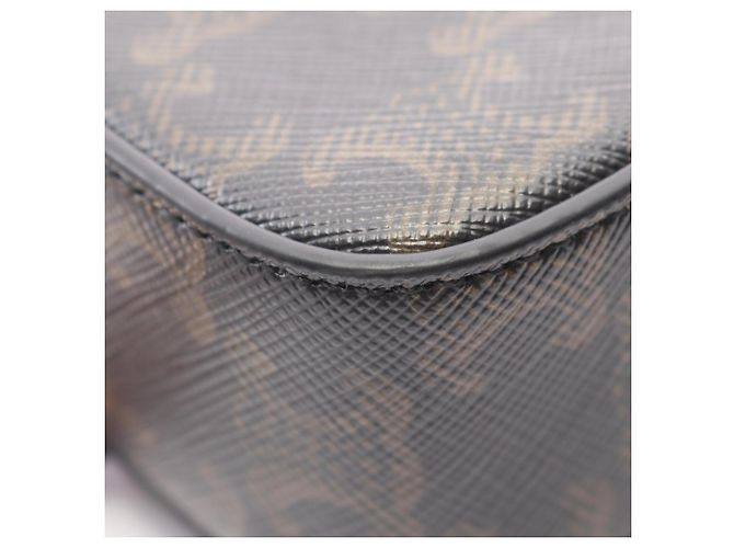 Céline Sac à épaule Celine Mini Claude Triomphe Marron Noir - vue 5