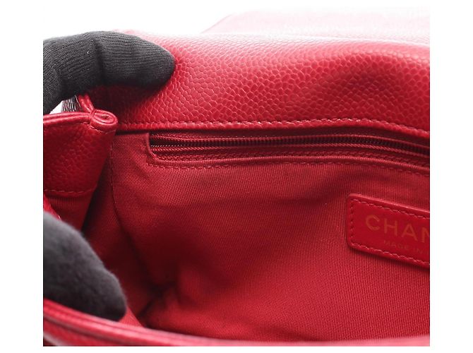 Chanel Matelassé 2-Way Schultertasche Rot - Ansicht 7